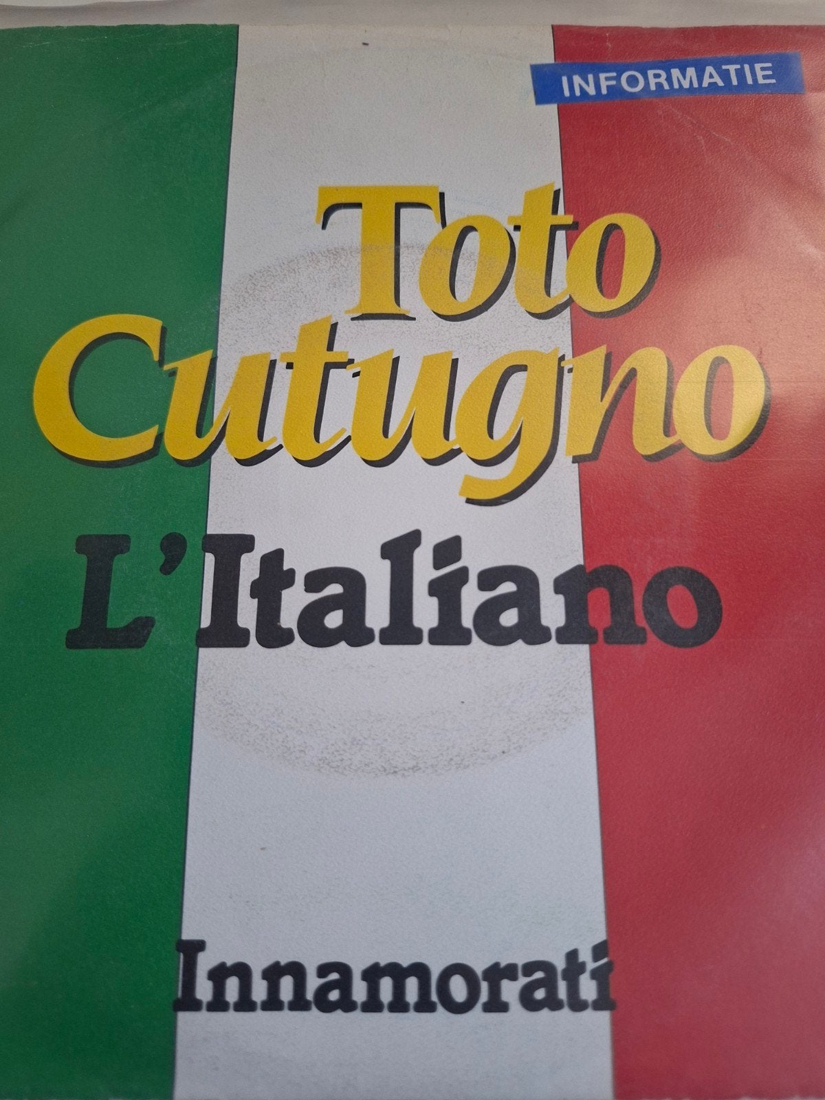 L'Italiano, vinyl single van Toto Cutugno, Cd's en Dvd's, Vinyl Singles, Ophalen of Verzenden, Gebruikt, Pop