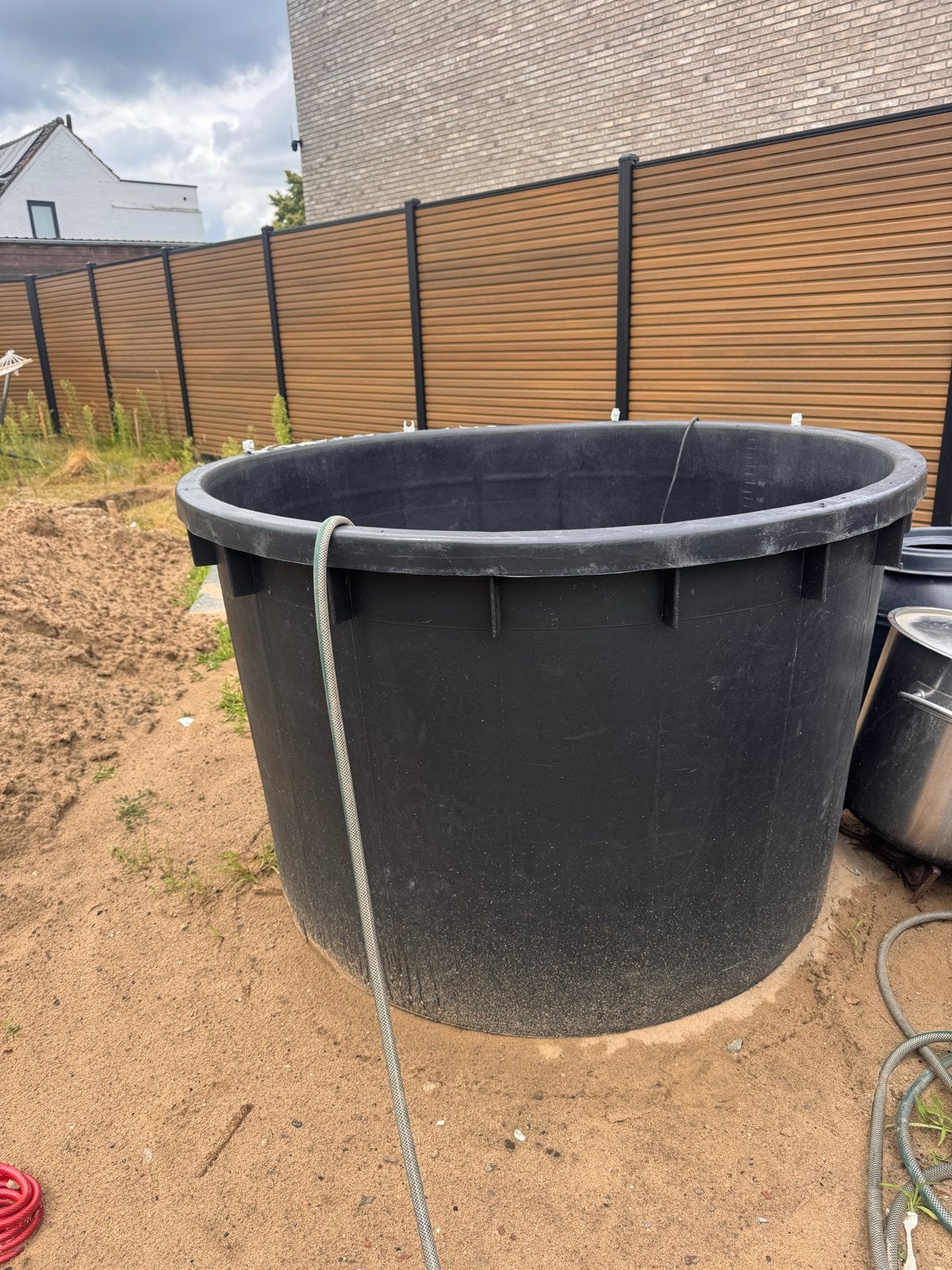 HDPE mengkuip/kweekkuip 1000 liter - zo goed als nieuw, Ophalen, Zo goed als nieuw