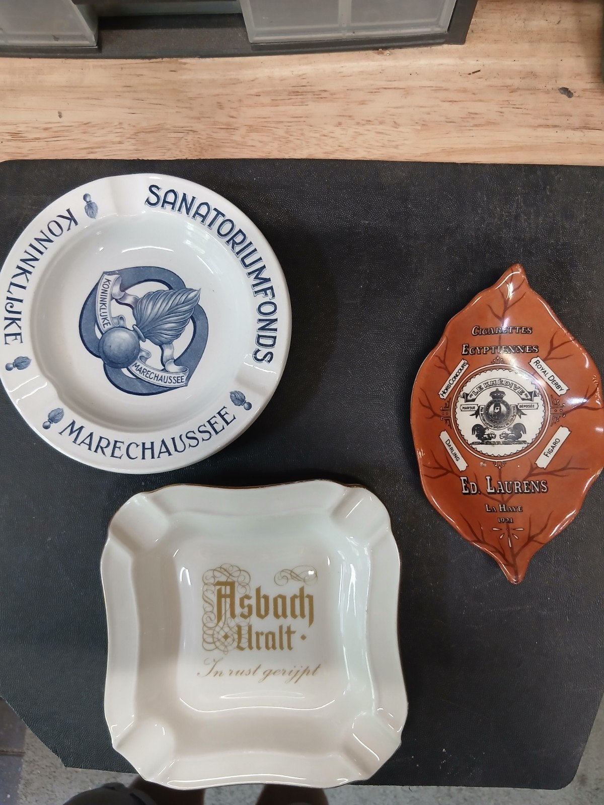 Vintage Asbakken Set, Verzamelen, Ophalen of Verzenden, Gebruikt, Asbak