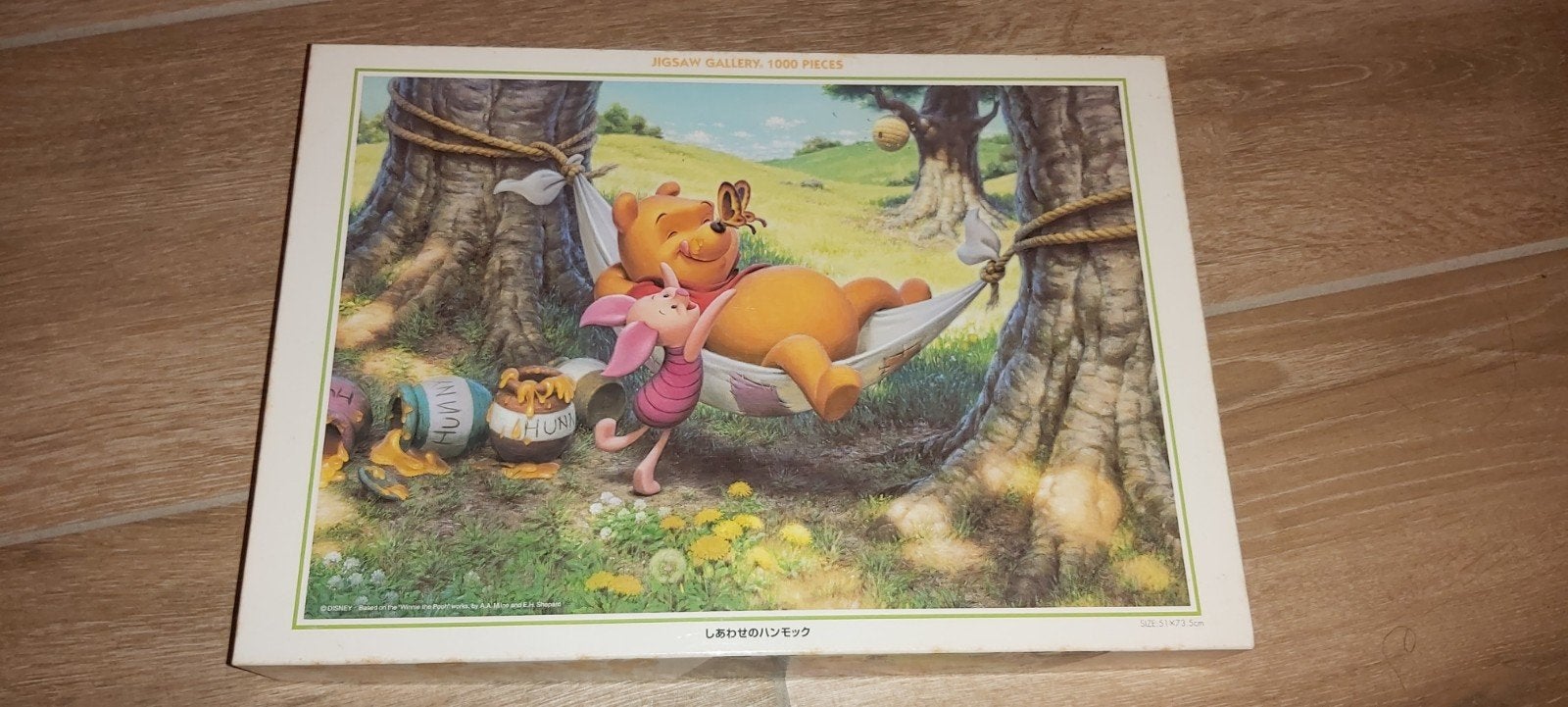 Tenyo Disney Winnie the Pooh puzzel 1000st, Verzenden, 500 t/m 1500 stukjes, Zo goed als nieuw, Legpuzzel