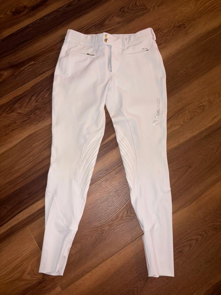 Samshield broek, Kleding | Dames, Broeken en Pantalons, Wit, Ophalen of Verzenden, Zo goed als nieuw, Maat 36 (S)