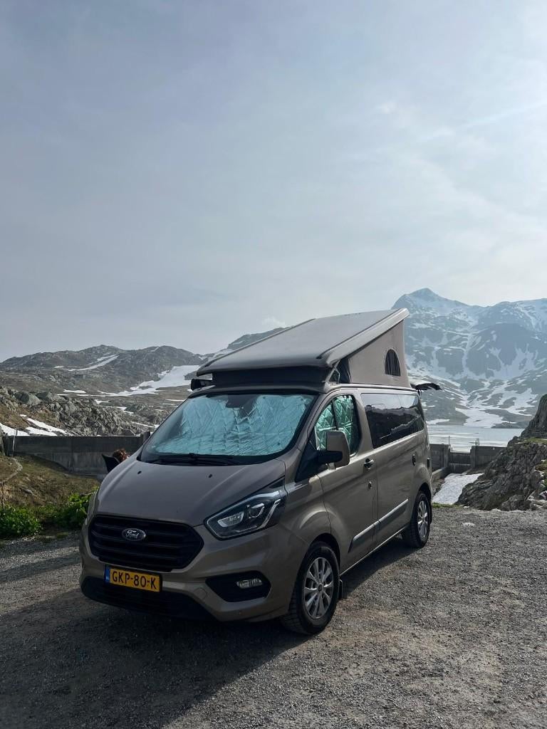 Ford Nugget 2020  180 pk met nieuwe distributie en accu's!, Caravans en Kamperen, Campers, Buscamper of Camperbus, Volkswagen