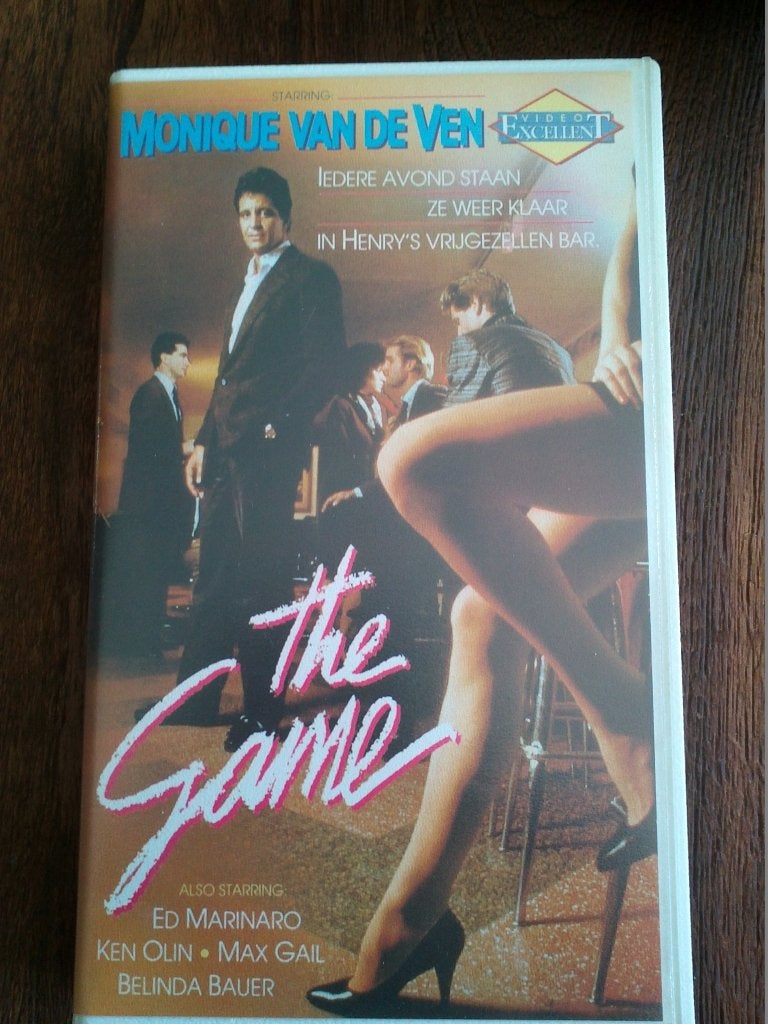 VHS Video Film The Game Monique van der Ven geseald ( Jola ), Nederlands ondertiteld, Engels, Alle leeftijden, Drama