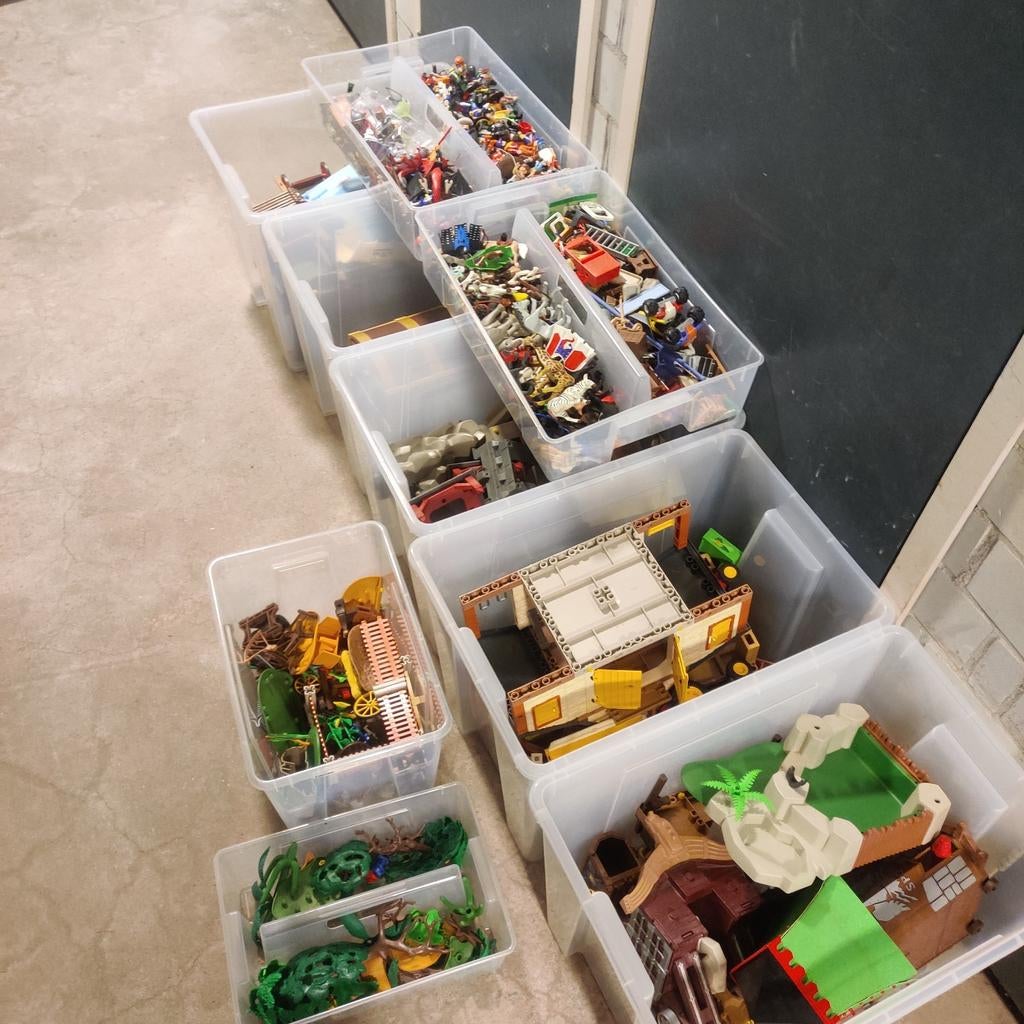 Grote partij Playmobil - Diverse sets en losse onderdelen, Ophalen, Gebruikt