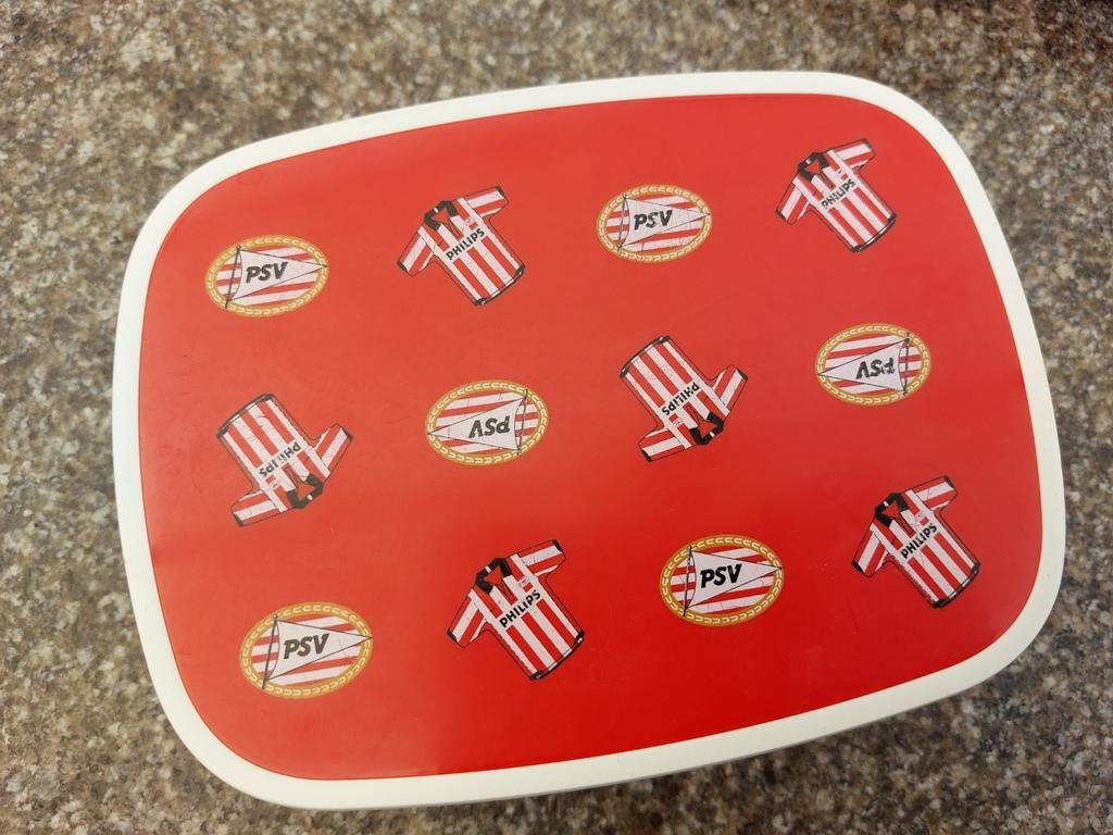PSV Broodtrommel, Gebruikt, Kunststof, Ophalen of Verzenden, Broodtrommel
