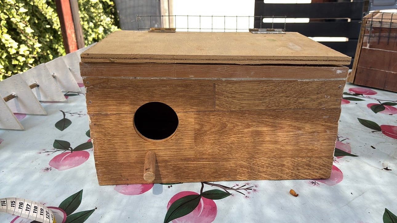 Broedblok, Dieren en Toebehoren, Vogels | Hokken en Kooien, Ophalen, Gebruikt, Hout, Overige typen