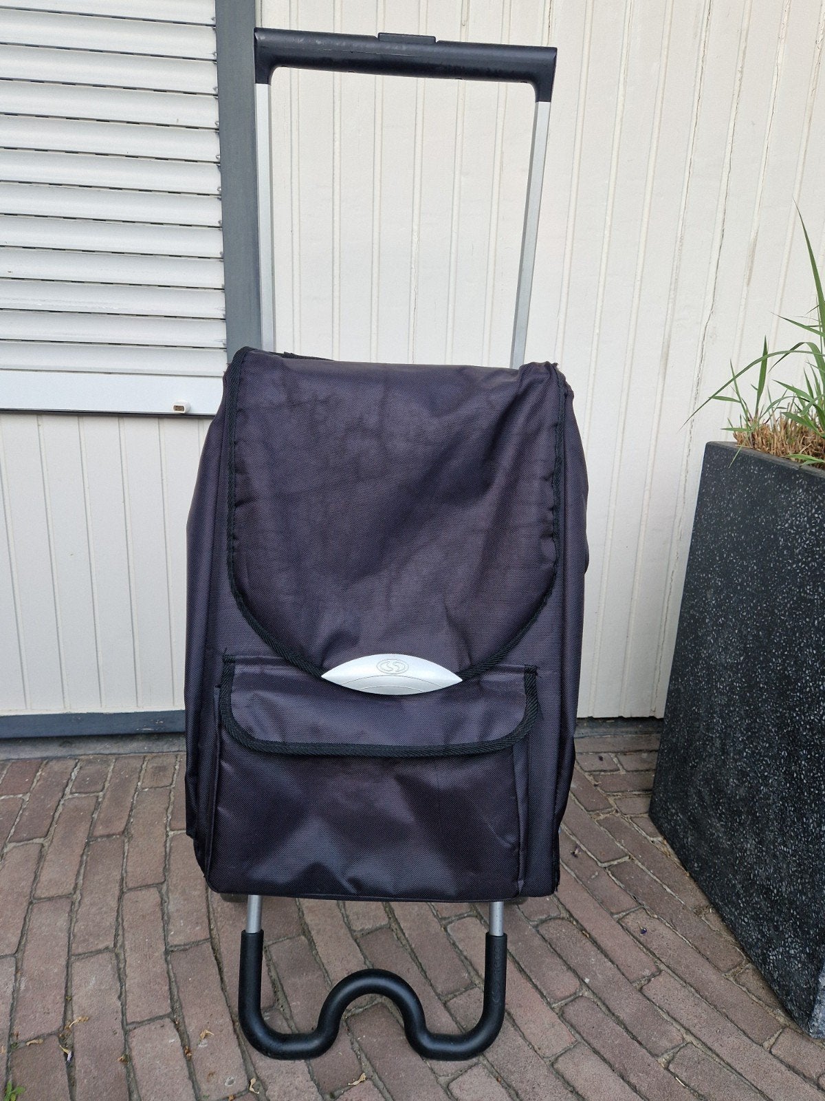 boodschappenkarretje, Ophalen of Verzenden, Zo goed als nieuw, Zwart, 30 cm of meer