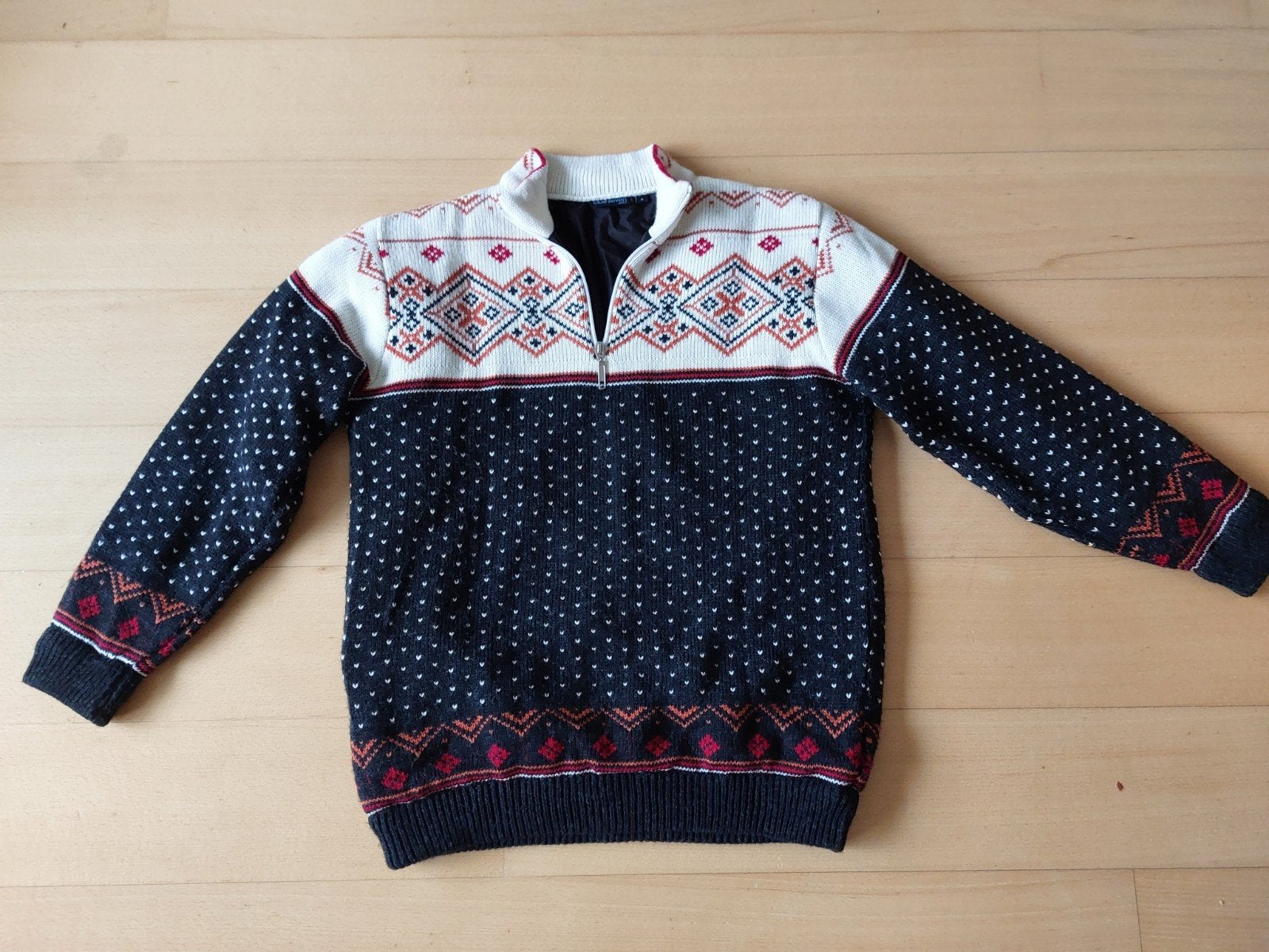 NIEUWE UNISEX NOORSE WOLLEN TRUI met WINDSTOPPER + WINDDICHT, Zwart, Nieuw, Ophalen of Verzenden, BLUE SEVEN