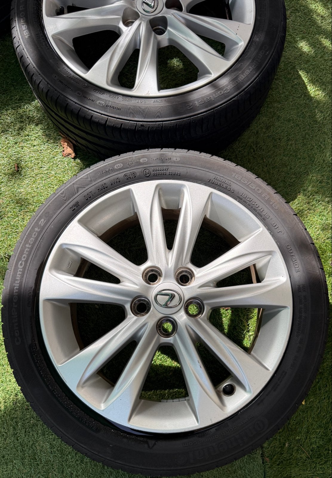 Lexus CT200h Banden met Velgen - Continental PremiumContact, Ophalen of Verzenden