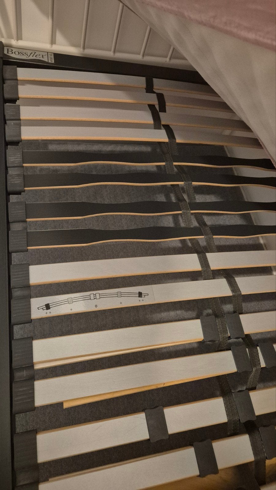 Bossflex lattenbodem 80x200 cm, Huis en Inrichting, Slaapkamer | Matrassen en Bedbodems, Ophalen, Gebruikt, Eenpersoons, 80 cm