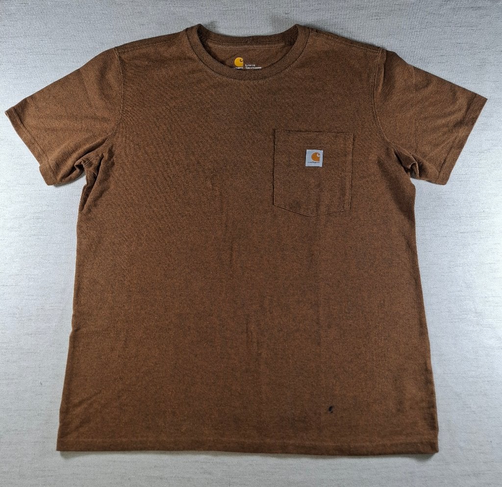 Carhartt T-shirt – Bruin, Maat L, Kleding | Heren, T-shirts, Maat 52/54 (L), Bruin, Verzenden, Carhartt
