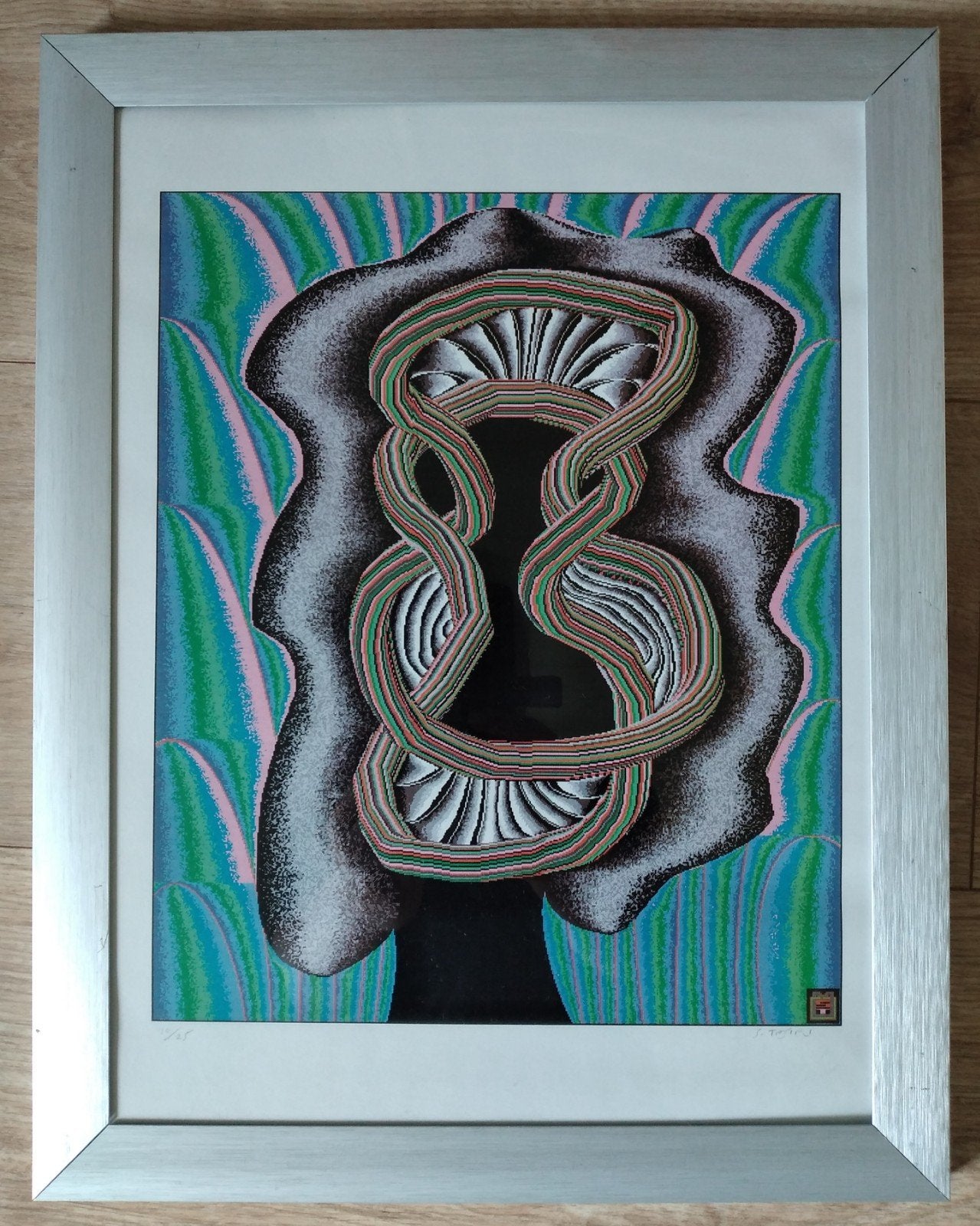 Tajiri, print oplage 25, gesigneerd potlood., Antiek en Kunst, Kunst | Litho's en Zeefdrukken, Ophalen of Verzenden