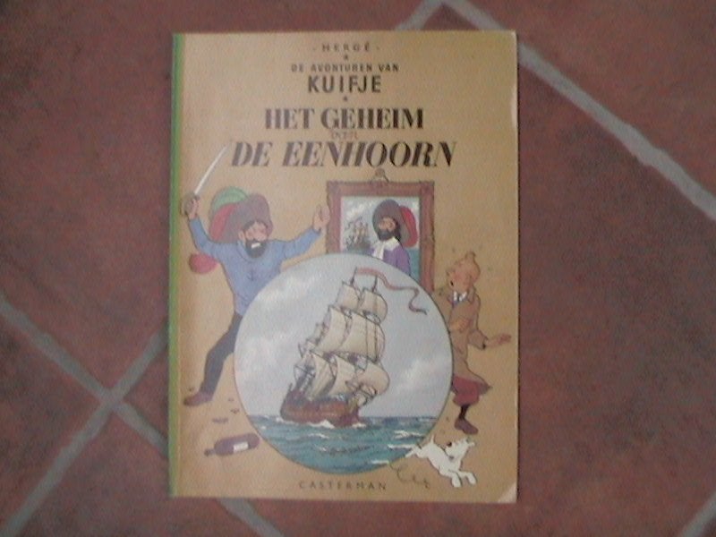 kuifje het geheim van de eenhoorn uit 1967 casterman, Eén stripboek, Verzenden, Zo goed als nieuw