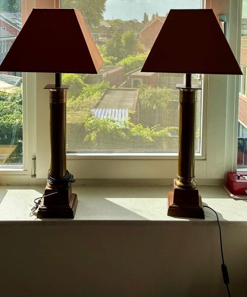 Lampen stijl Hollywood Regency, Ophalen, Zo goed als nieuw, 70 cm, Klassiek