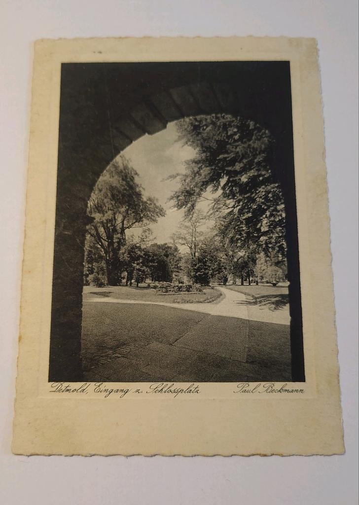 Duitsland Detmold, Eingang z. Schlossplatz Paul Beckmann, Ophalen of Verzenden