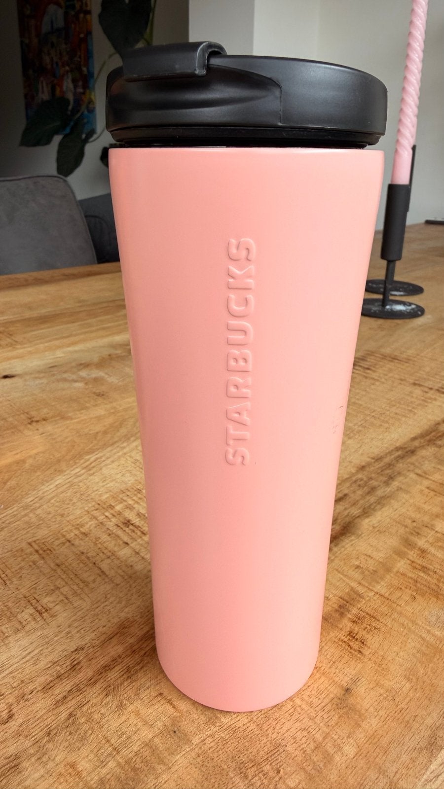 Starbucks Roze Tumbler - 355 ml, Kunststof, Ophalen of Verzenden, Roze, Overige merken