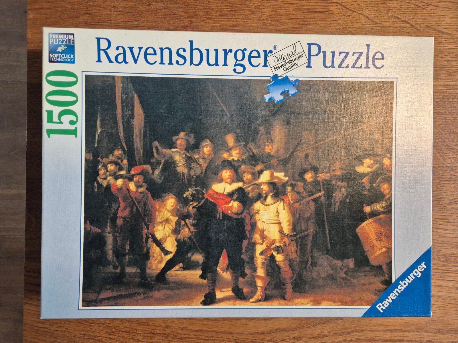 Ravensburger De Nachtwacht 1500 stukjes legpuzzel, Ophalen of Verzenden, 500 t/m 1500 stukjes, Gebruikt, Legpuzzel