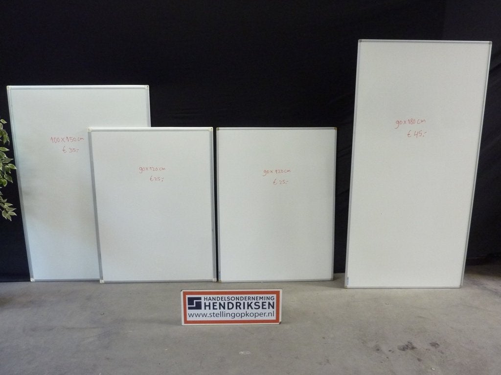 Gebruikt profi whiteboard / memobord / magneetbord div maten, Huis en Inrichting, Ophalen, Gebruikt, Handelsonderneming Hendriksen