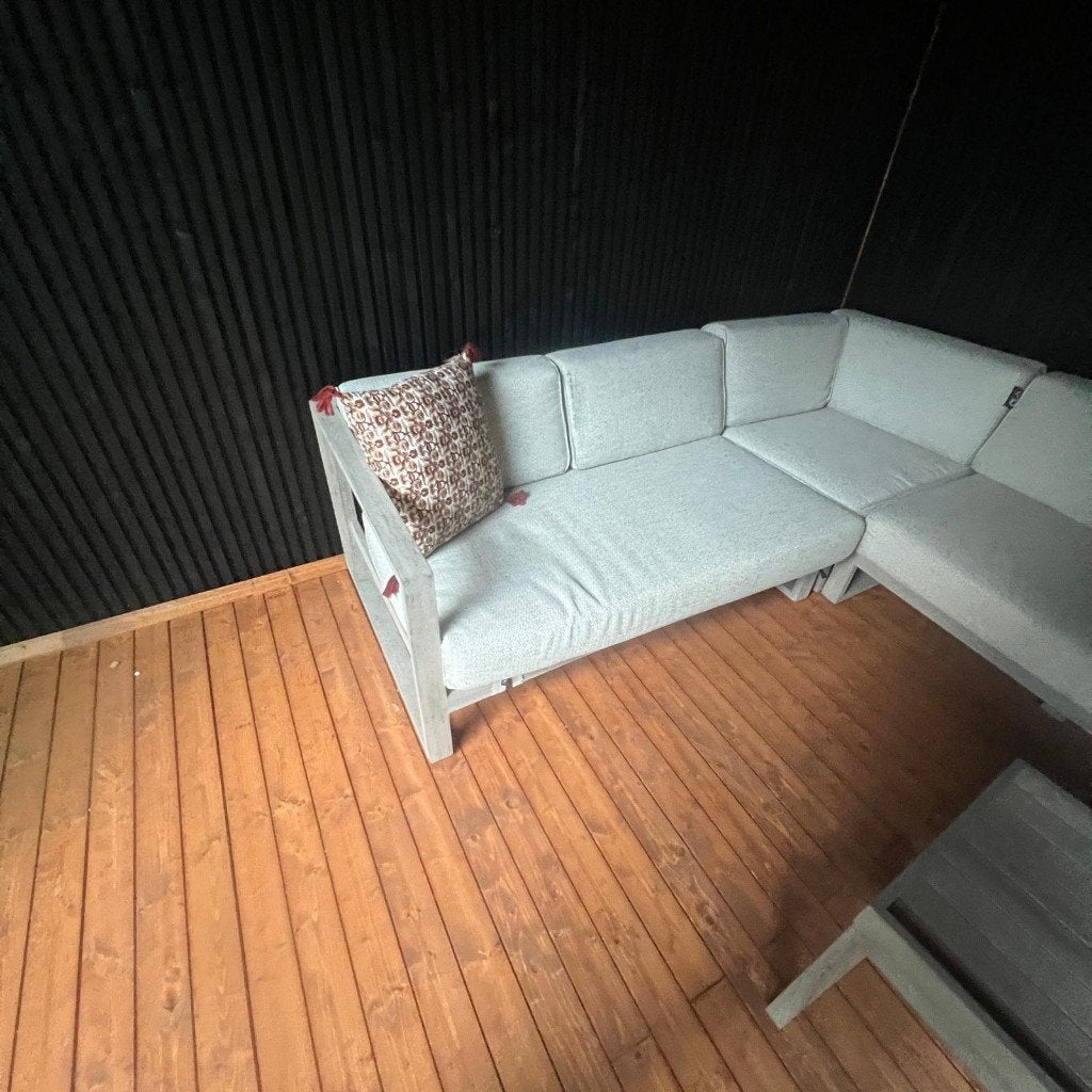 Apple Bee | Antigua Loungeset | Showroommodel, Ophalen, Gebruikt, 6 zitplaatsen, Teakhout
