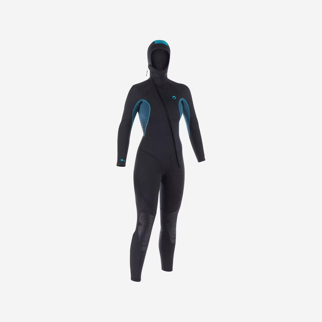 Dames Wetsuit Decathlon SCD 500 7,5 mm XL, Watersport en Boten, Ophalen of Verzenden, Zo goed als nieuw, Dame, Wetsuit