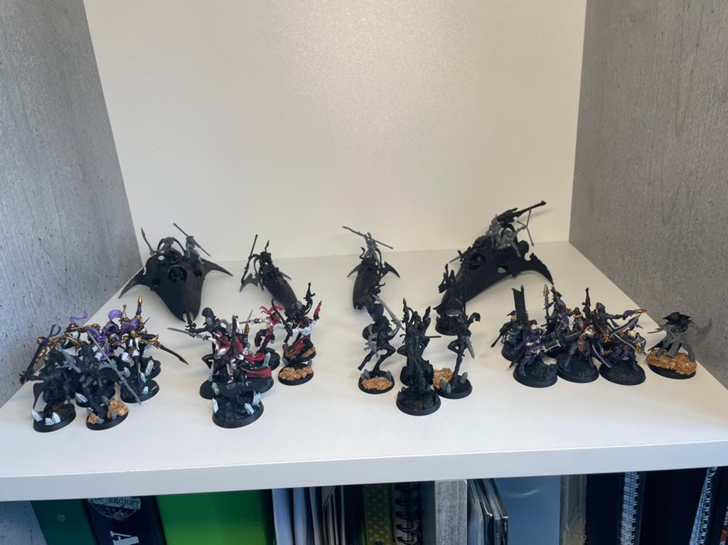 Warhammer 40k Harlequin & Eldar leger bundel (1300 punten), Hobby en Vrije tijd, Wargaming, Met verf, Figuurtje(s), Nieuw, Ophalen of Verzenden