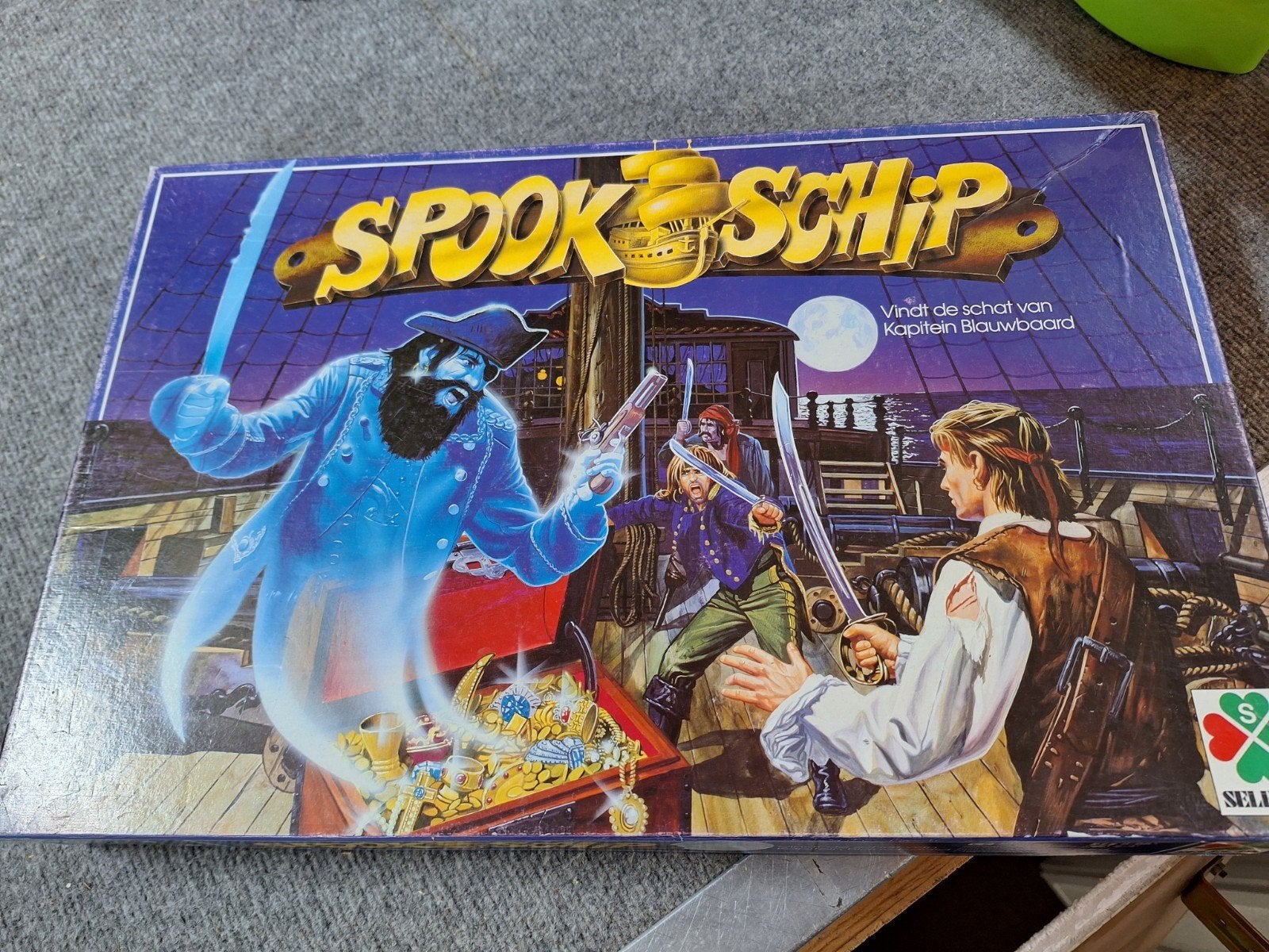 Spookschip bordspel - Compleet en in goede staat, Drie of vier spelers, Ophalen of Verzenden, Gebruikt, Selecta