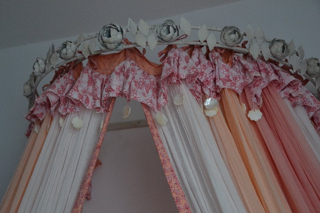 Gordijnroede / Klamboe romantisch - landelijk Shabby chic, Overige merken, Nieuw, Ophalen of Verzenden, Wit