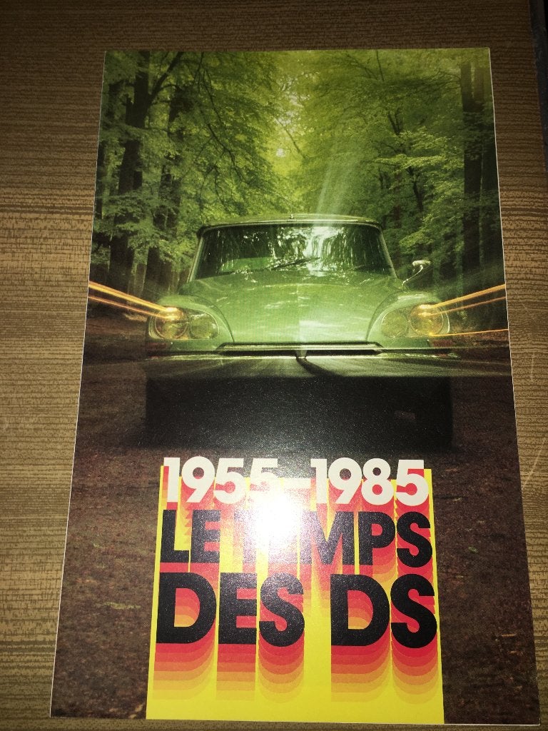 Citroën DS 30 jaar Le temps de DS 1955-1985 brochure folder, Ophalen of Verzenden, Zo goed als nieuw, Citroën