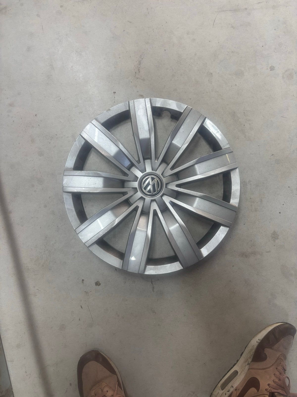 Nette 17 inch wieldopen origineel VW, Auto diversen, Wieldoppen, Ophalen, Gebruikt