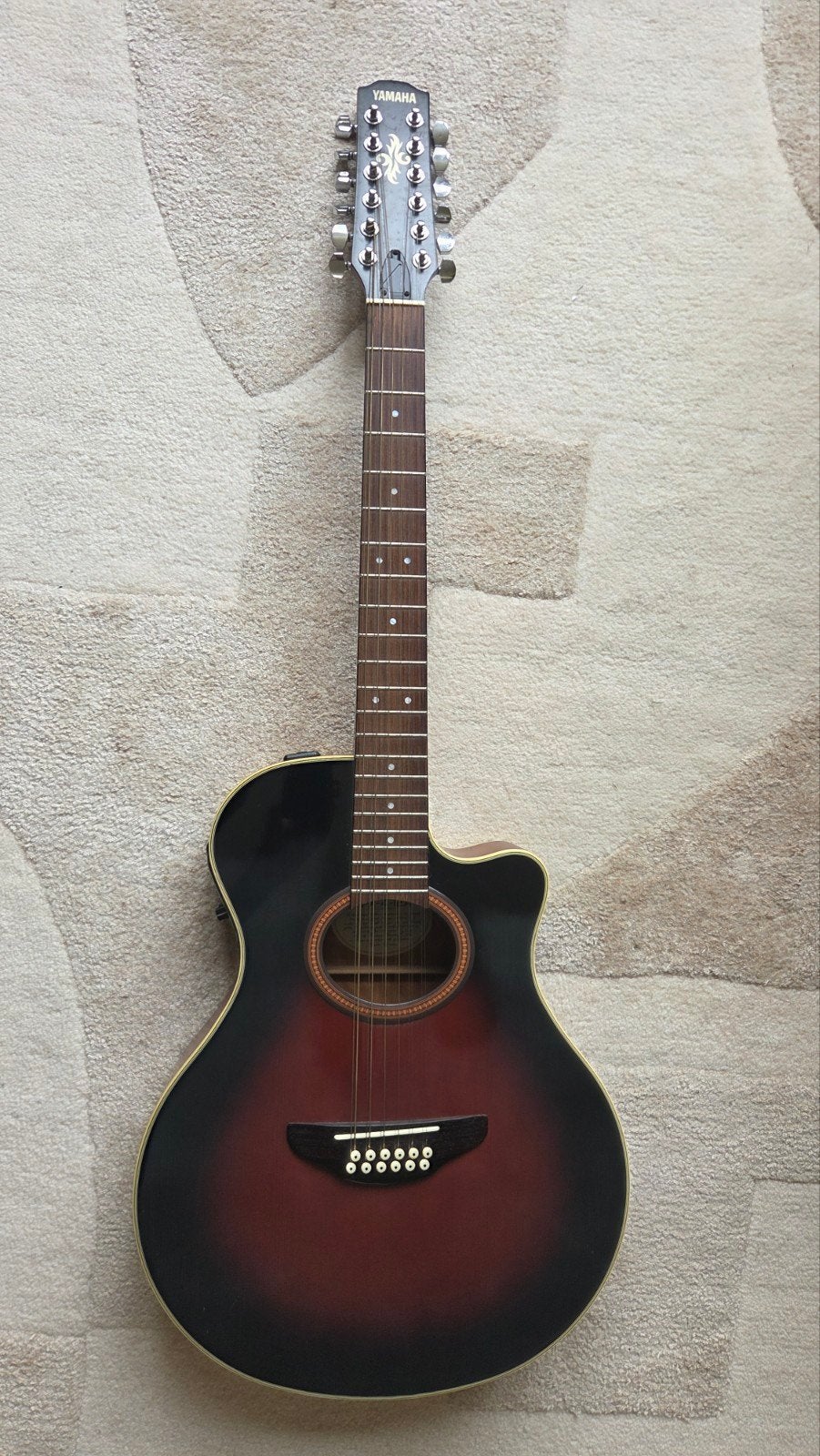 Yamaha APX-4-12A 12-snarige semi-akoestische gitaar, Muziek en Instrumenten, Snaarinstrumenten | Gitaren | Akoestisch, Ophalen of Verzenden