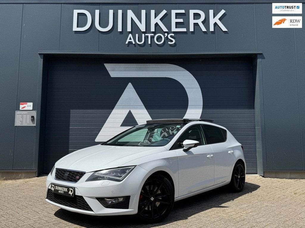 Seat Leon 1.8 TSI FR | Automaat | Pano | Airco | Climate | C, Auto's, Seat, Gebruikt, Zwart, 4 cilinders, Leon