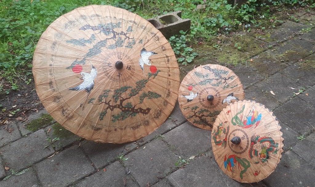 Oosterse parasols Nieuw 25,-, Ophalen, Nieuw
