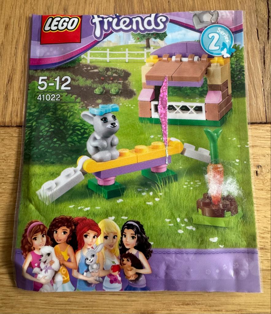 LEGO Friends Sets: Konijn, Paard en Emma's Auto, Gebruikt, Lego, Friends, Ophalen of Verzenden