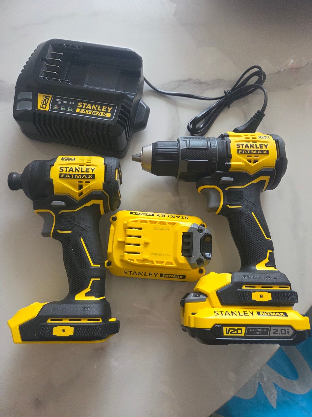Stanley Fatmax V20 Boor- en Schroefmachine Set, Ophalen of Verzenden, Zo goed als nieuw, Boor- en Schroefmachine