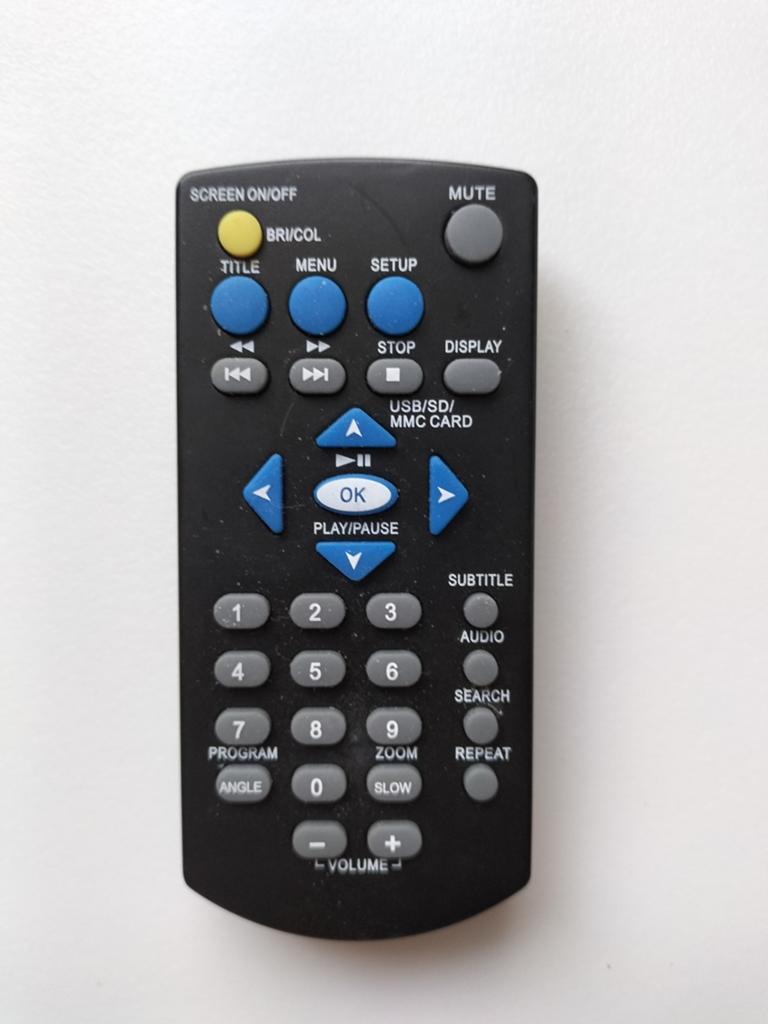 Afstandsbediening voor draagbare dvd-speler (Bullit, Lenco), Ophalen of Verzenden