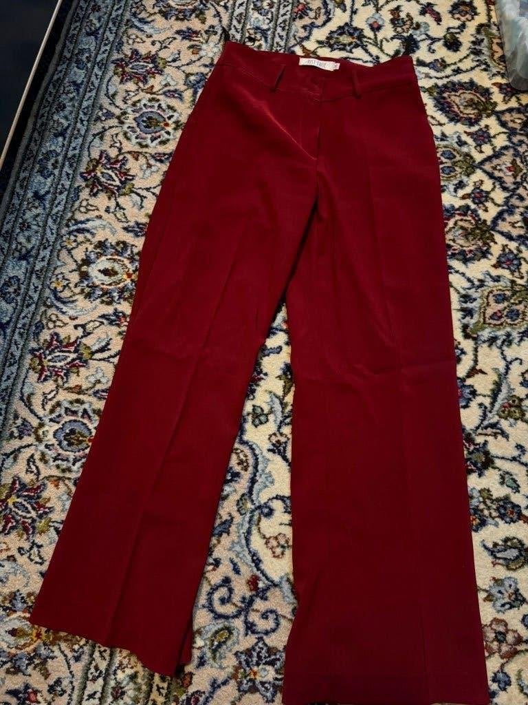 rode pantalon broek, nieuw, mt 36, Ophalen, Nieuw, Maat 36 (S), Lang