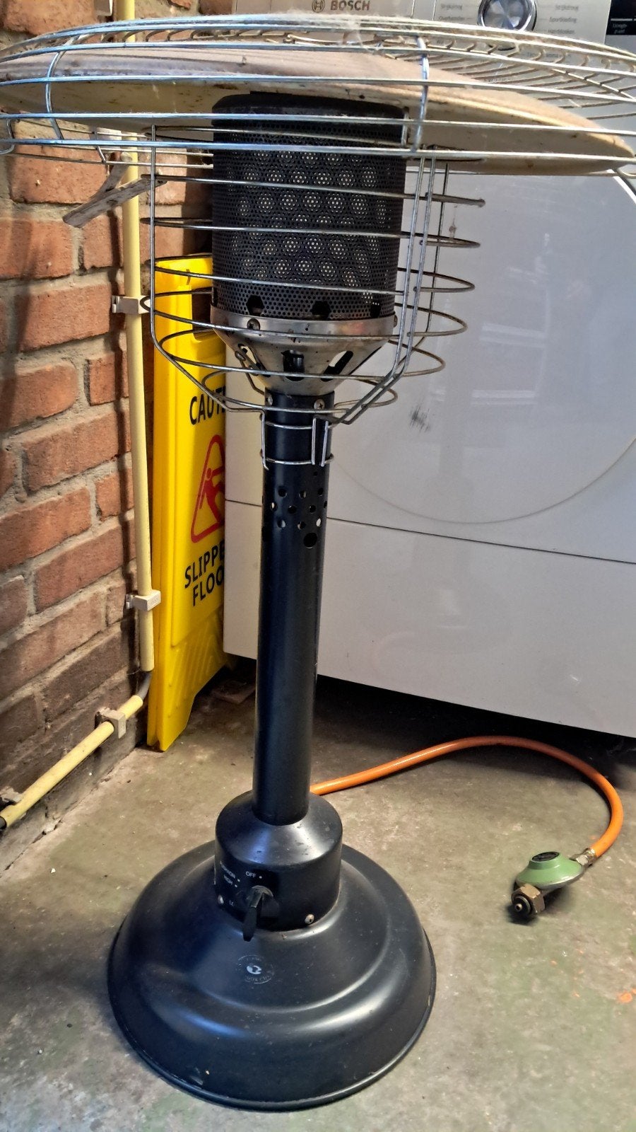 tafel/terras heater, Ophalen, Gebruikt, Gas, Vloer