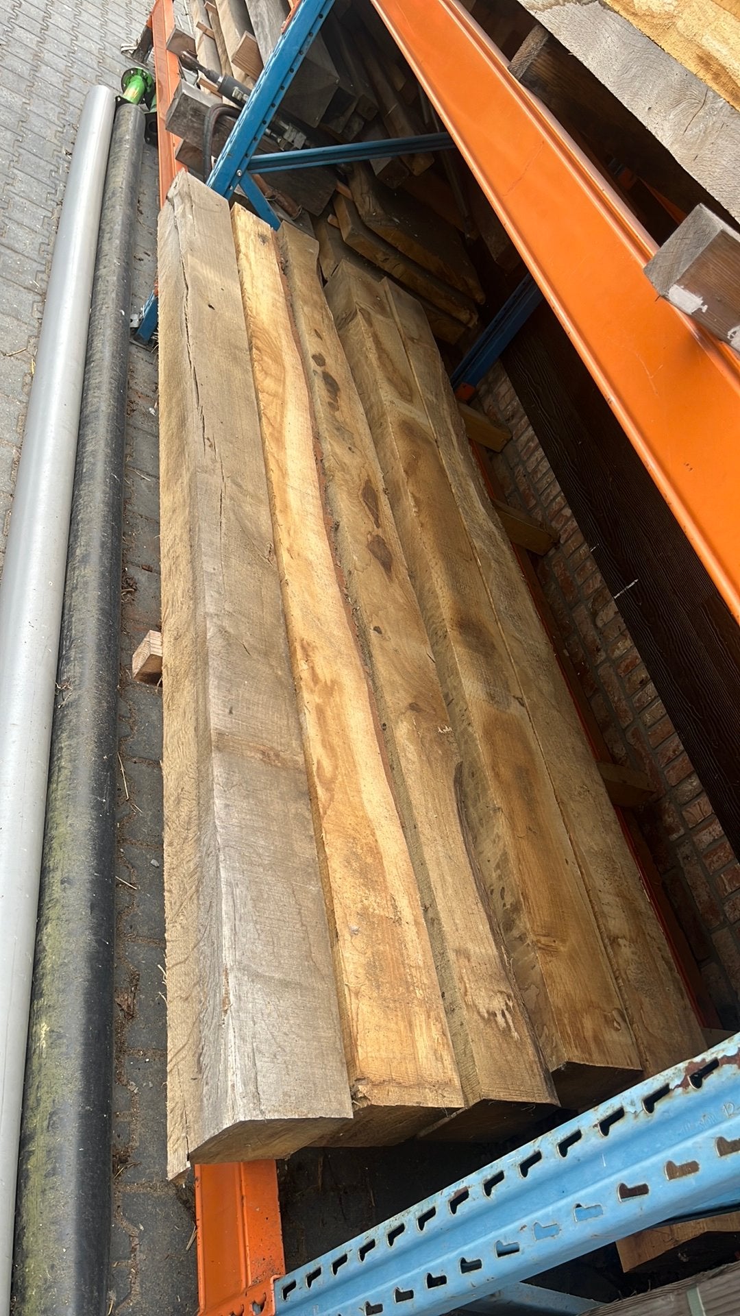 Eiken balken, Ophalen, Zo goed als nieuw, 250 cm of meer, Balken