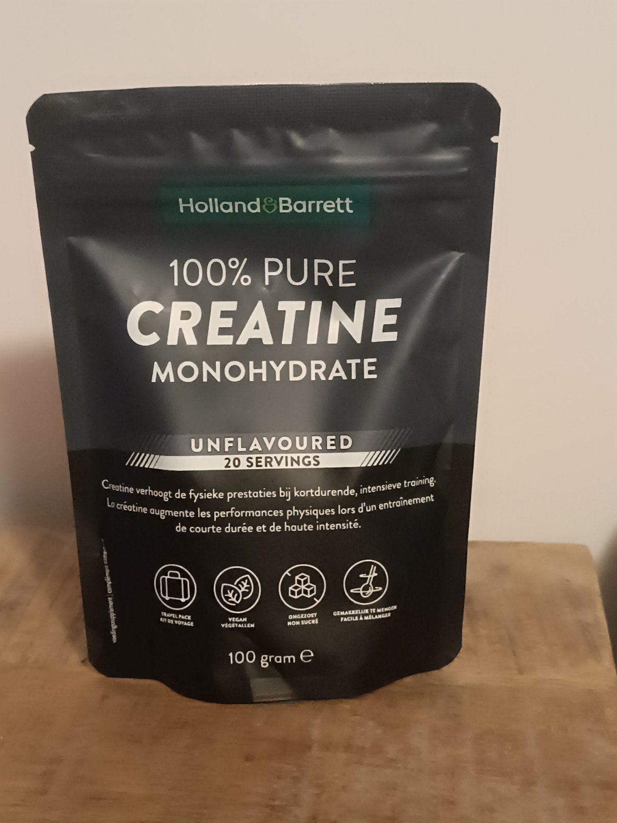 Holland & Barrett 100% Pure Creatine Monohydraat, Sport en Fitness, Ophalen of Verzenden, Nieuw, Poeder of Drank