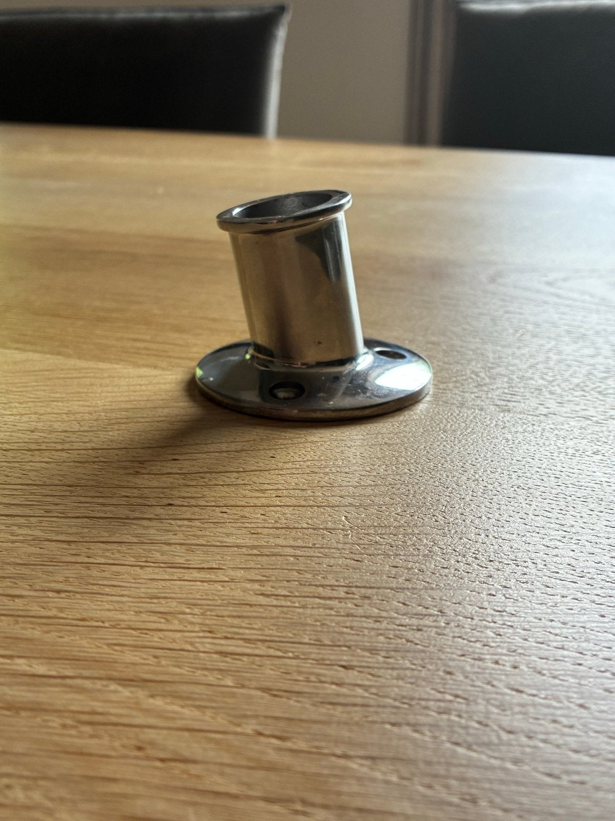 Van dik alum. houder (2.5 cm) voor vlaggen stok houder boot., Diversen, Ophalen, Gebruikt