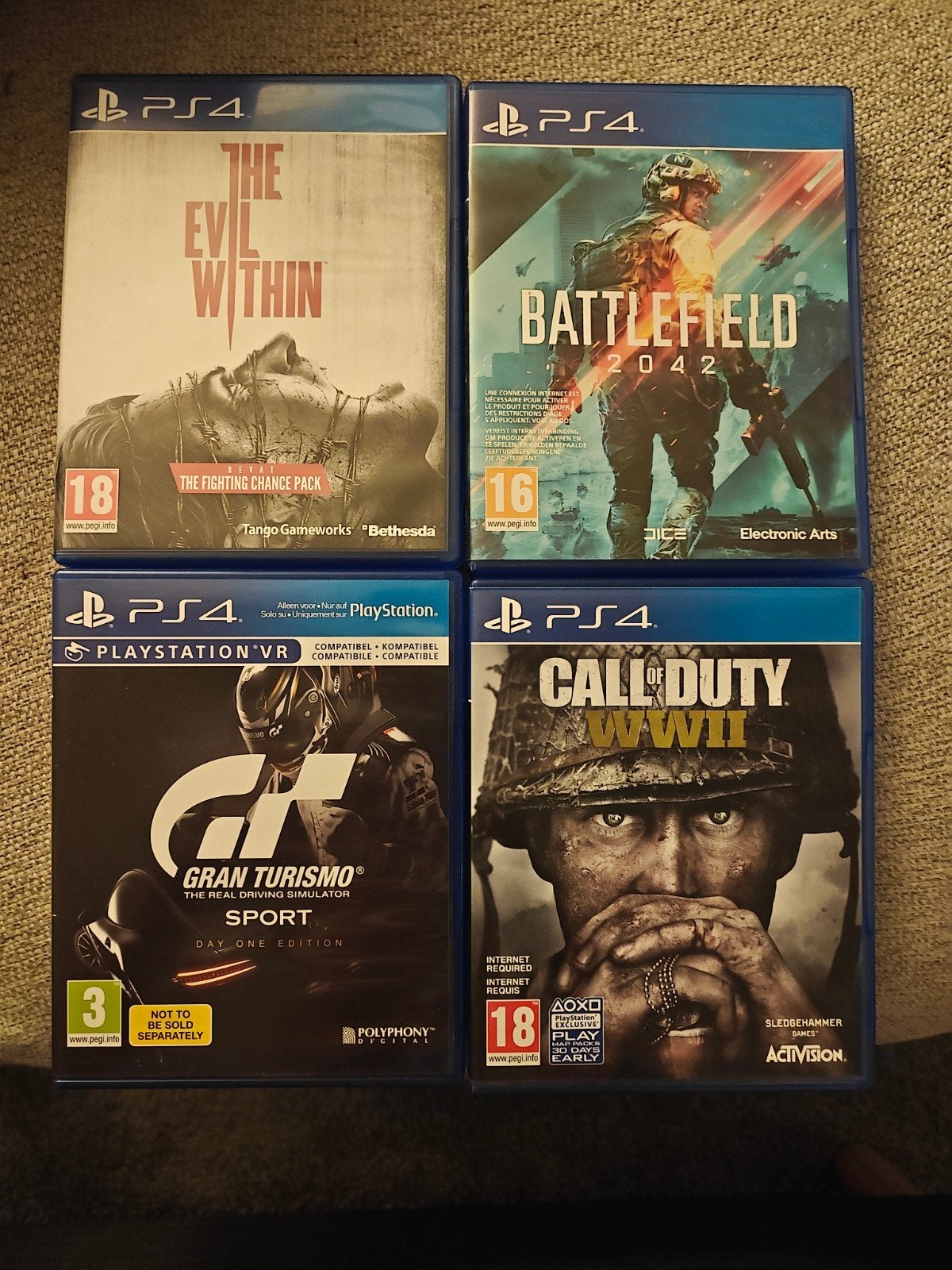 PS4 / PS5 Games bundel, Spelcomputers en Games, Ophalen of Verzenden, Met 1 controller, Original, Gebruikt