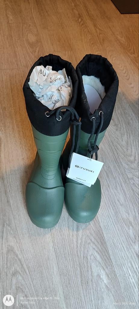Nieuwe groene regenlaarzen met bontvoering - Maat 37, Kleding | Heren, Schoenen, Ophalen of Verzenden, Nieuw, Overige kleuren