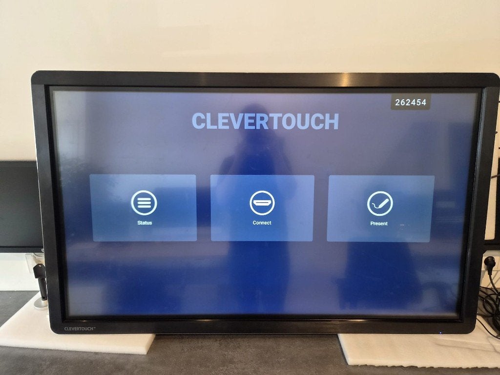 Interactief Scherm Clevertouch 55'' + interne PC & Webcam, Ophalen, Refurbished