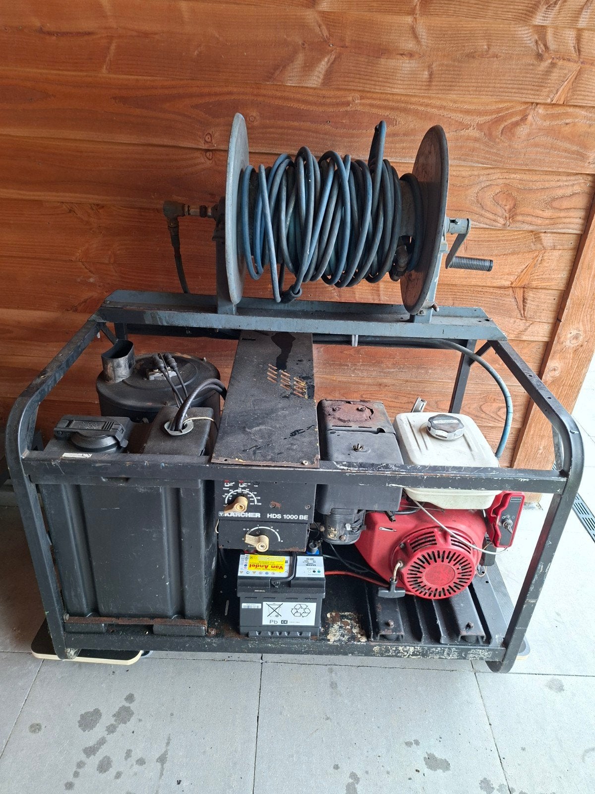 Karcher HDS 1000BE, Tuin en Terras, Hogedrukreinigers, Ophalen, Gebruikt, Benzine