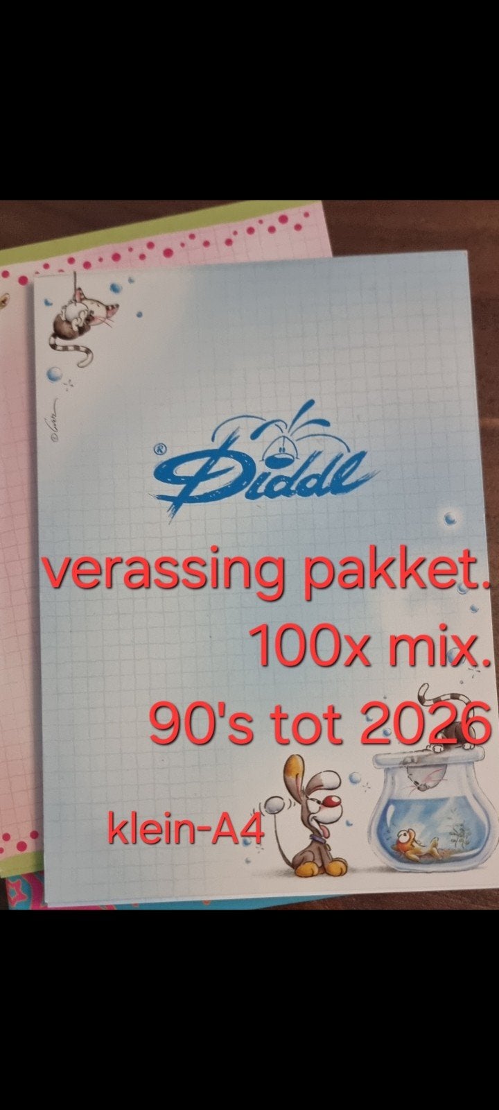 diddl pakket, Ophalen of Verzenden, Verschillende figuren, Nieuw, Papier, Kaart of Schrift