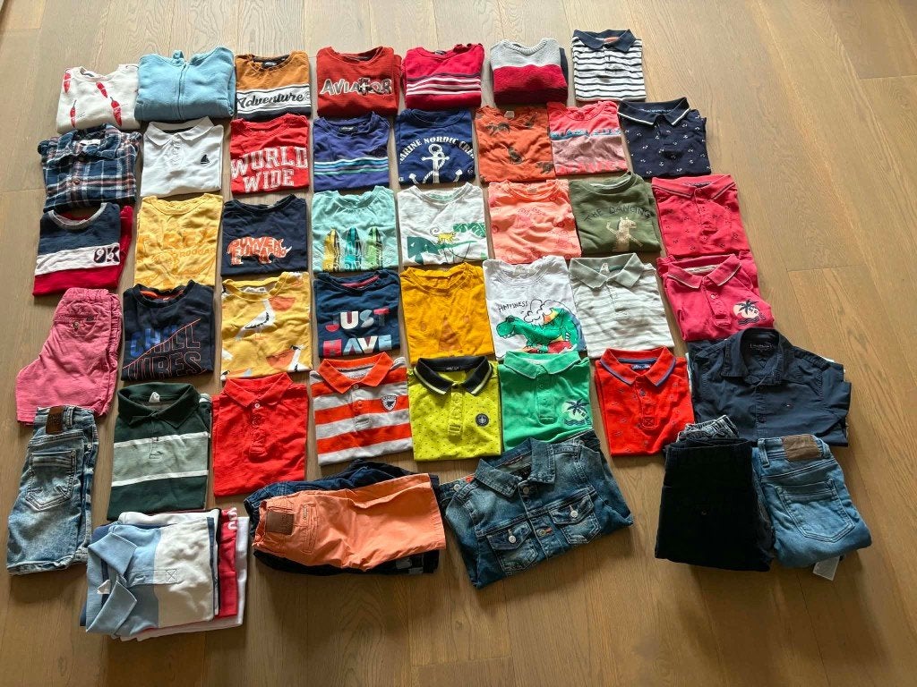 Kinderkleding pakket maat 116-122 jongen, Ophalen, Gebruikt, Jongen