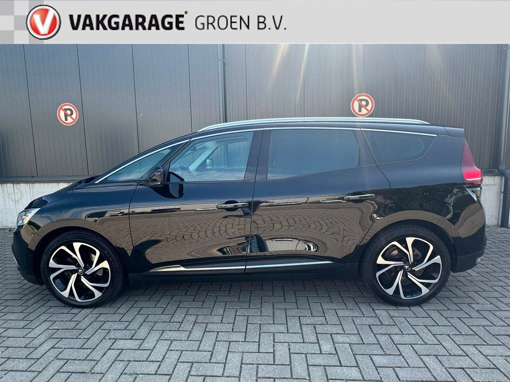 Renault Grand Scénic 1.3 TCe Black Edition 160PK 7p / ad. c, Auto's, Renault, Gebruikt, Zwart, Zwart, Bedrijf