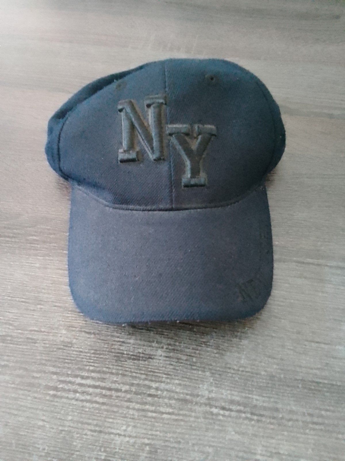 Donkerblauwe pet met 'NY' opdruk, Ophalen, Onbekend, One size fits all, Pet