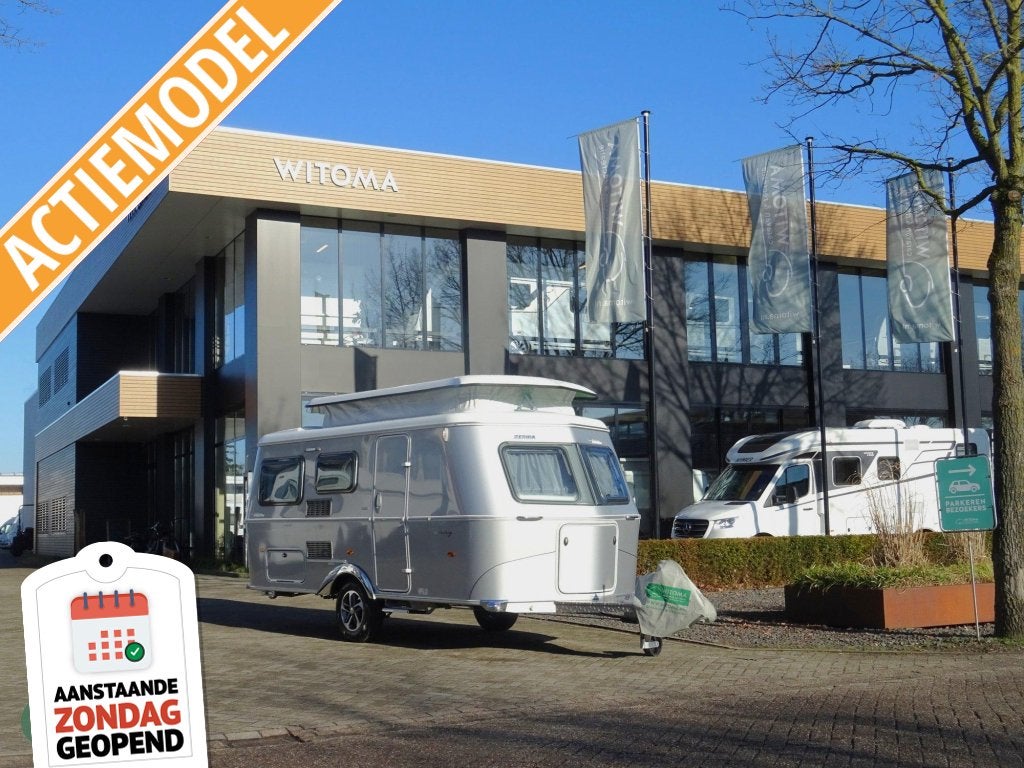 Eriba Troll Silver Edition 530 € 3.345,- VOORDEEL, Serviceluik, Bedrijf, 4 tot 5 meter, Eriba