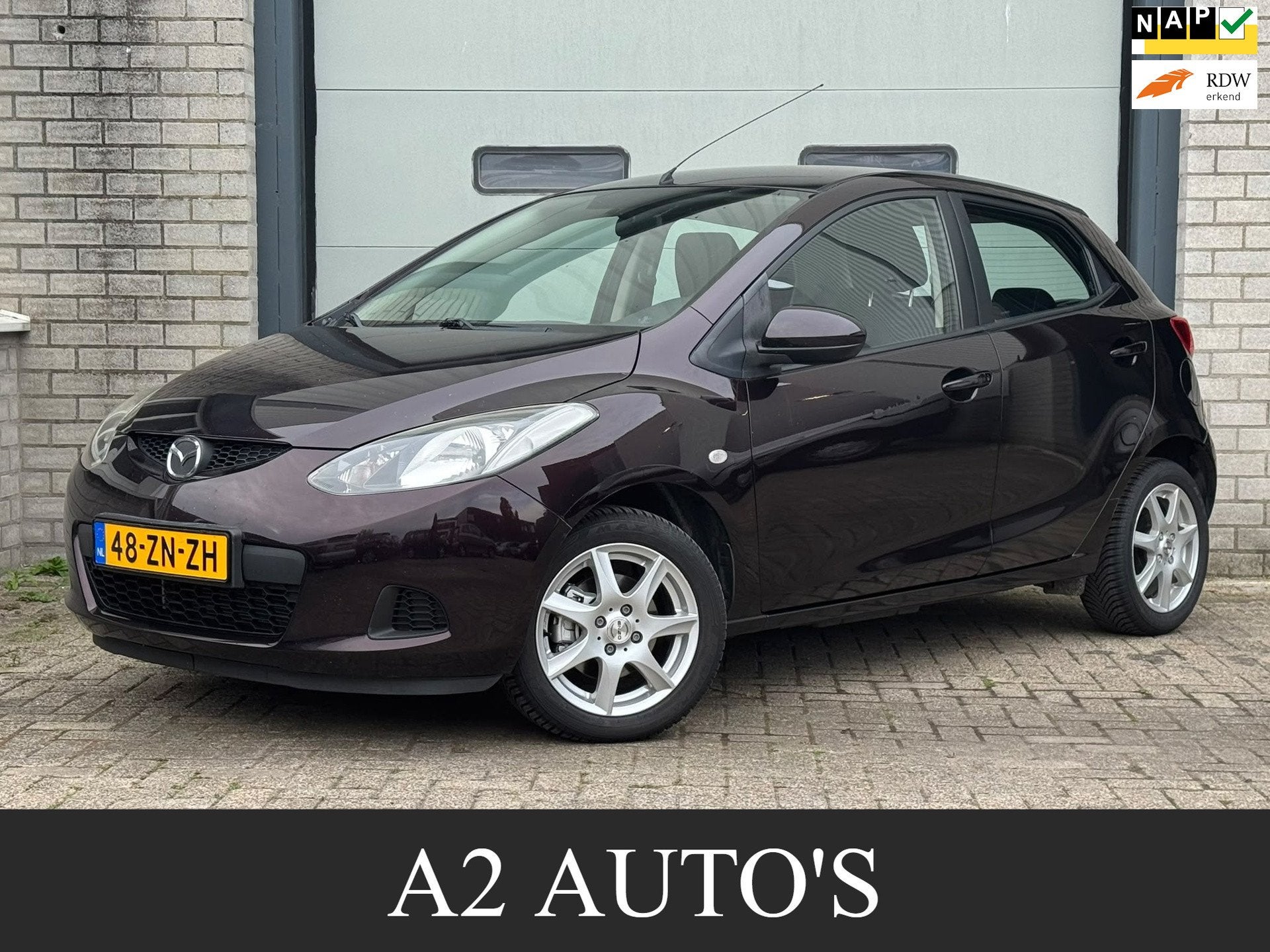 Mazda 2 1.3hp S-VT Touring Airco|Nap, Auto's, Voorwielaandrijving, Gebruikt, 31 €/maand, 4 cilinders